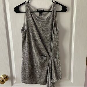 White House Black Market Grey Tank Top